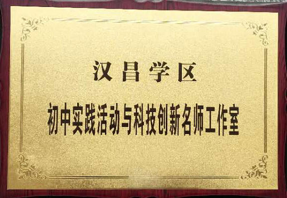 汉昌学区初中实践活动与科技创新名师工作室成立